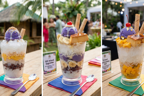 The Manila Classic Station Halo Halo catering package