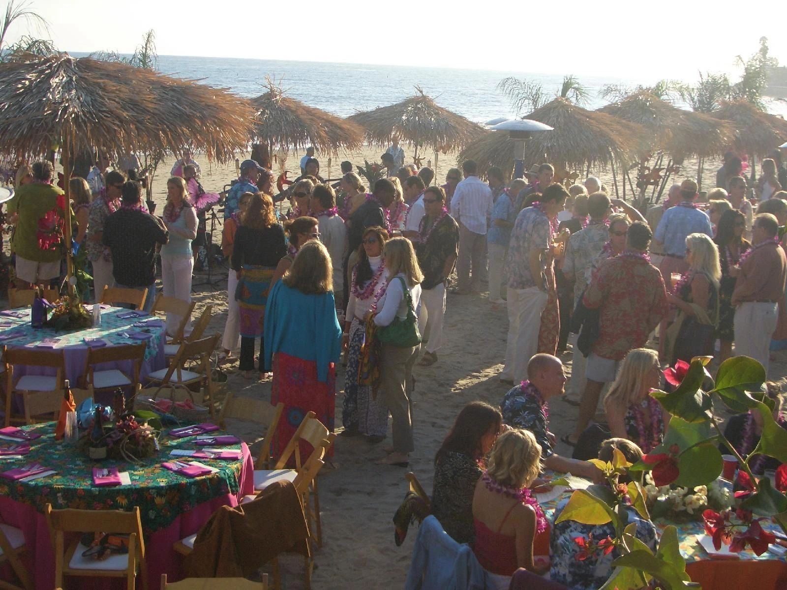 Manea Events performing a luau show at a Henderson NV event